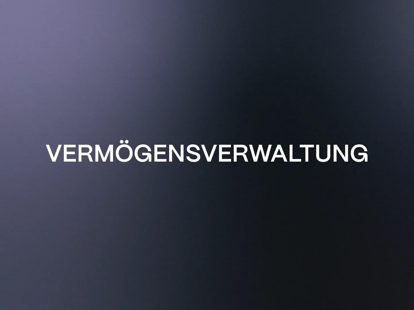 Digitale Vermögensverwaltung